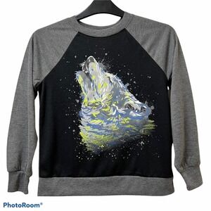 Kids Wolf Long Sleeve Top